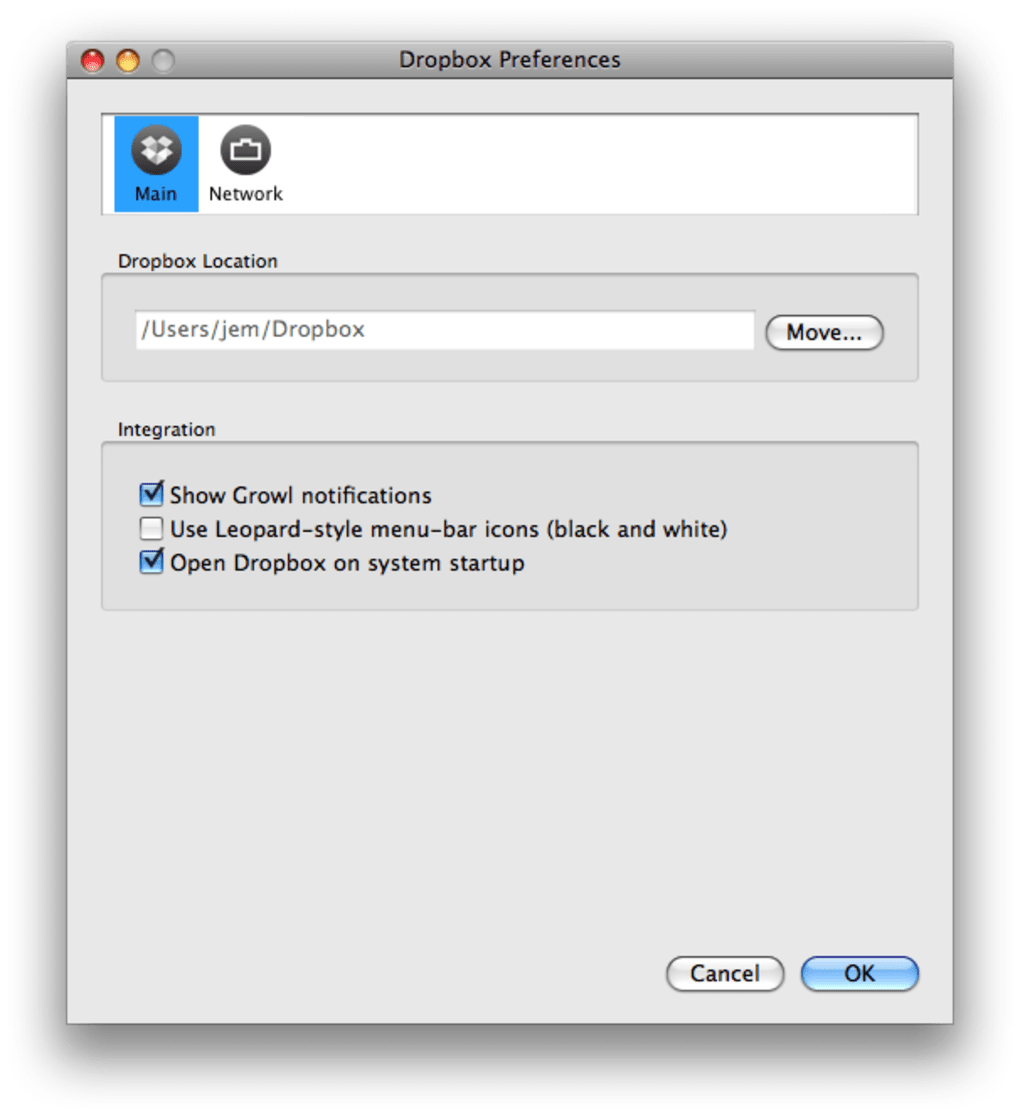 dropbox software mac